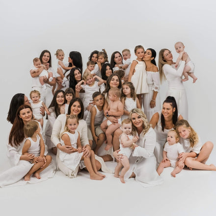 La PIEL Baby & Kids Mame I Deca Grupna Fotografija Sampon