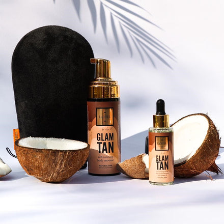 La PIEL Glam Tan Pjena Serum I Rukavica Kokos