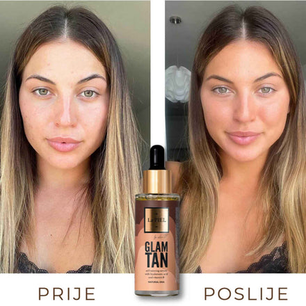La PIEL Glam Tan Serum Za Samotamnjenje Pre I Posle Lice