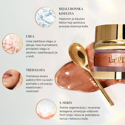 La PIEL Glow Bronze Krema Za Lice Sastojci Infografika