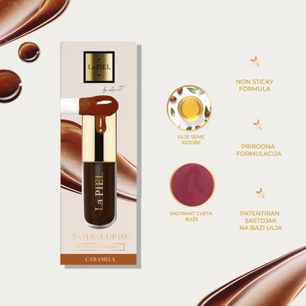 La PIEL Juicy Lips Caramel Ulje Za Usne Kartica Nijanse