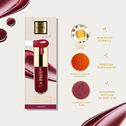 La PIEL Juicy Lips Cherry Ulje Za Usne Detalji Nijanse