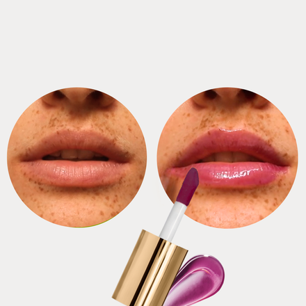 La PIEL Juicy Lips Strawberry Kiss Swatch Na Usnama