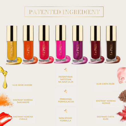 La PIEL Juicy Lips Ulja Za Usne Kolekcija Patentirani Sastojci