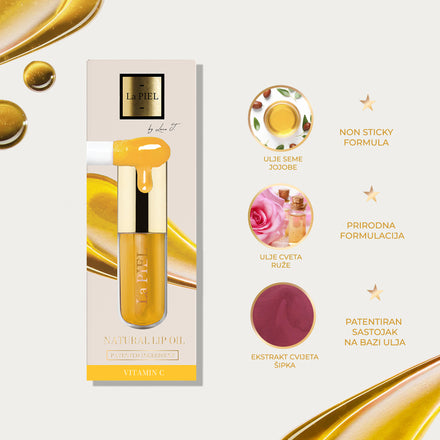La PIEL Juicy Lips Vitamin C Ulje Za Usne Kartica Nijanse