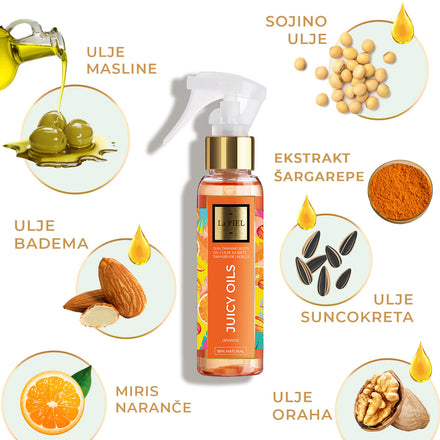 La PIEL Juicy Oils Ulja Za Tijelo Sastojci Kolekcija