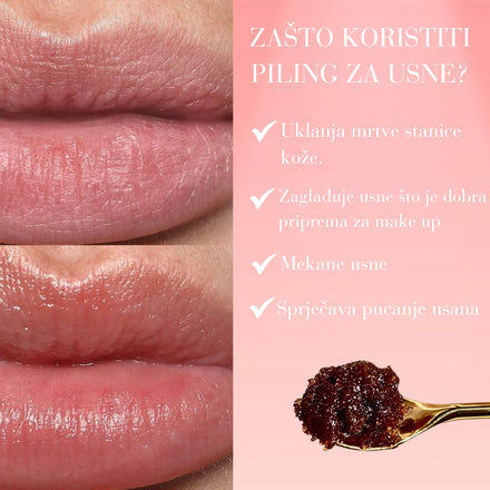 La PIEL Piling Za Usne Benefiti I Rezultati Infografika