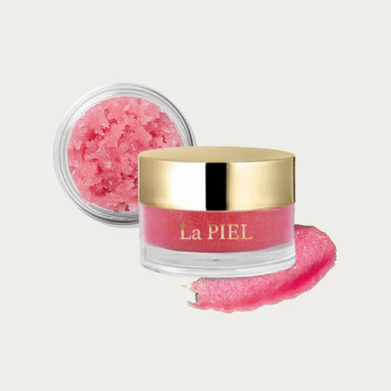 La PIEL Piling Za Usne Jagoda Teglica I Swatch