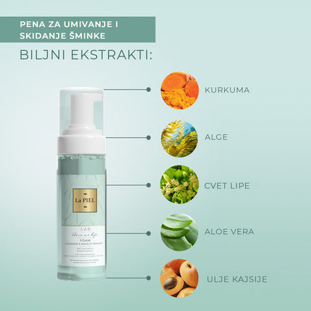La PIEL Pjena Za Umivanje Biljni Ekstrakti