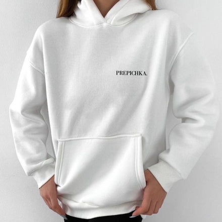 La PIEL Prepicka Bijela Hoodie Dukserica Model
