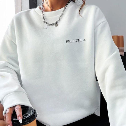 La PIEL Prepicka Bijeli Sweatshirt Model