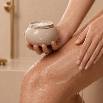 La PIEL Shave Balm Nanosenje Na Mokre Noge