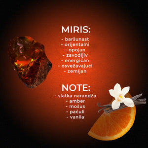 La Piel Prirodan Luksuzan Parfemski Gel Za Tusiranje Organski Sastojci Prirodna Formula Bez Sls Sulfata Amber Narandza